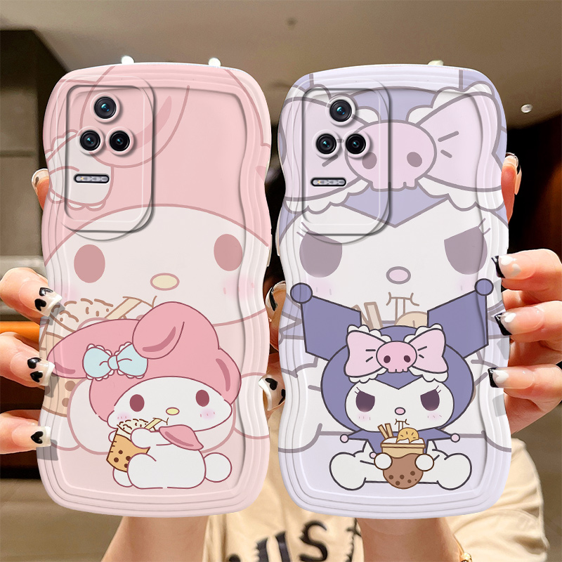 适用红米K50手机壳卡通女redmi k50pro日韩搞怪k50 ultra保护套ins风可爱学生k5opro硅胶库洛米k50uitra软壳