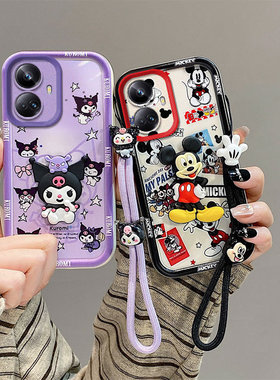 库洛米适用realme真我C55手机壳3d公仔米奇NarzoN55男女叮当卡通趣味可爱壳