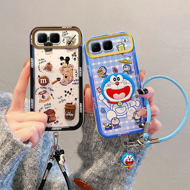 卡通可爱适用于INFINIX Smart10Pro手机壳挂饰公仔立体彩绘潮少女磨砂可爱创意简约全包边防摔