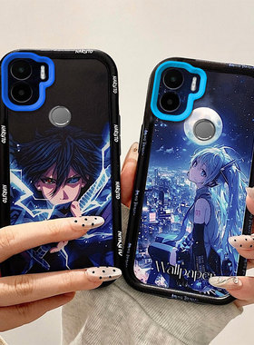 二次元适用小米POCOC50手机壳索隆路飞pococ51新款动漫创意全包边防摔硅胶磨砂壳