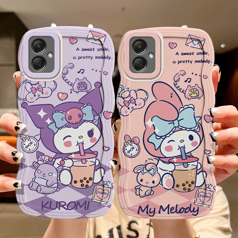 三星A05硅胶日韩情侣波浪边软壳