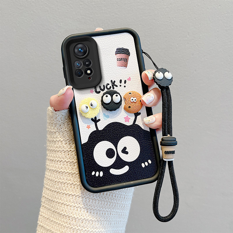 适用红米Note12Pro4G国际版手机壳note12pro 4g软硅胶男女煤球卡通图案软边趣味可爱壳