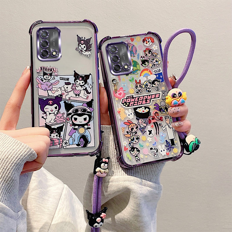 电镀四角防摔壳卡通可爱