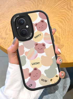 适用OPPOF19Pro手机壳情侣reno8t动物7z/5z全包reno5lite全包q5i防摔V23创意搞怪可爱保护壳