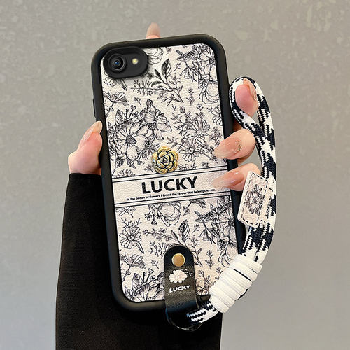 适用oppoA83手机壳A1山茶花PHS110小羊皮欧珀 a1潮流oopa磨砂0ppoa83可爱poopa83a学生女手绳保护套创意潮