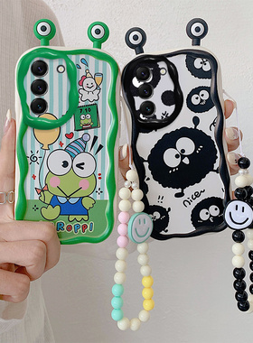 适用于三星S21FE手机壳日韩潮女G9900硅胶时尚galaxy s20fe保护套ins风可爱女生SM-G7810卡通小清新手链s2ofe