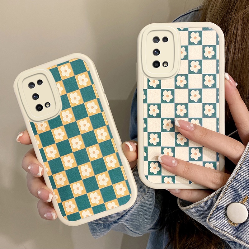 适用于OPPO K7X手机套卡通潮女opopk7x网红小清新女款oopok7x新款菱格0pp0k7x个性潮男女PERM00保护壳ins风