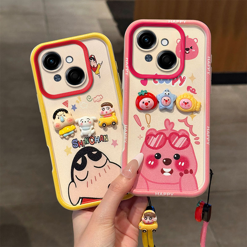 卡通可爱情侣全包边防摔