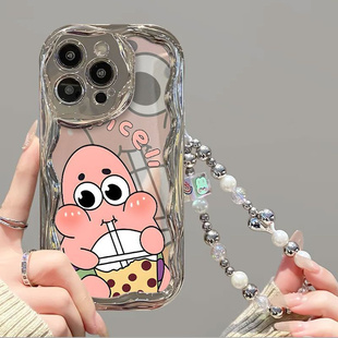 电镀派大星适用小米13pro手机壳少女新款mi11搞怪学生12spro电镀壳。红米note13pro保护套ins高颜值k60e小众