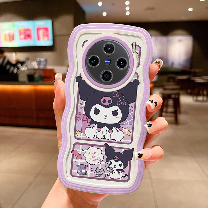 适用于vivox100手机壳卡通少女viov x100pro保护套vivix100硅胶防摔vovo x100por个性学生vlvox100日韩可爱女