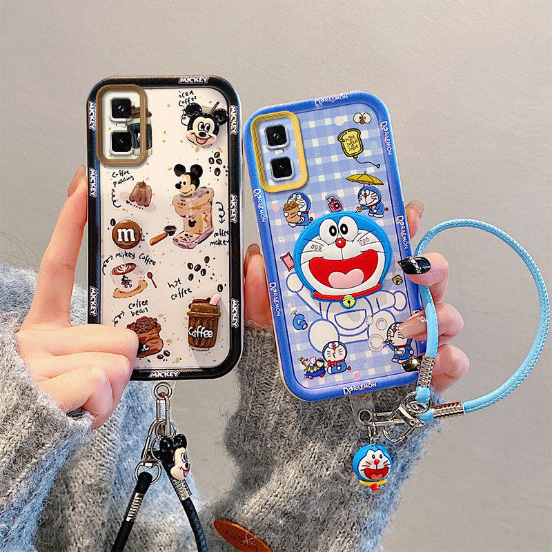 卡通可爱适用于INFINIX GT30Pro 5G手机壳挂饰公仔立体彩绘潮少女磨砂可爱创意简约全包边防摔