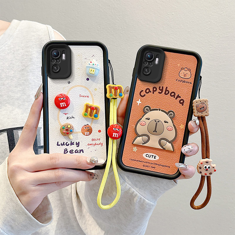 适用红米Note10S手机壳软硅胶redmi note10 4g保护套男女note10s煤球卡通新款nite10s趣味可爱女n0te10搞怪潮