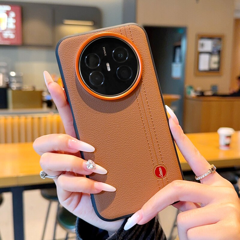 皮纹适用华为Mate70air手机壳 SUP-AL90素皮化为mate7oair保护套防摔保护套磨砂创意潮流徕卡商务男全包时尚