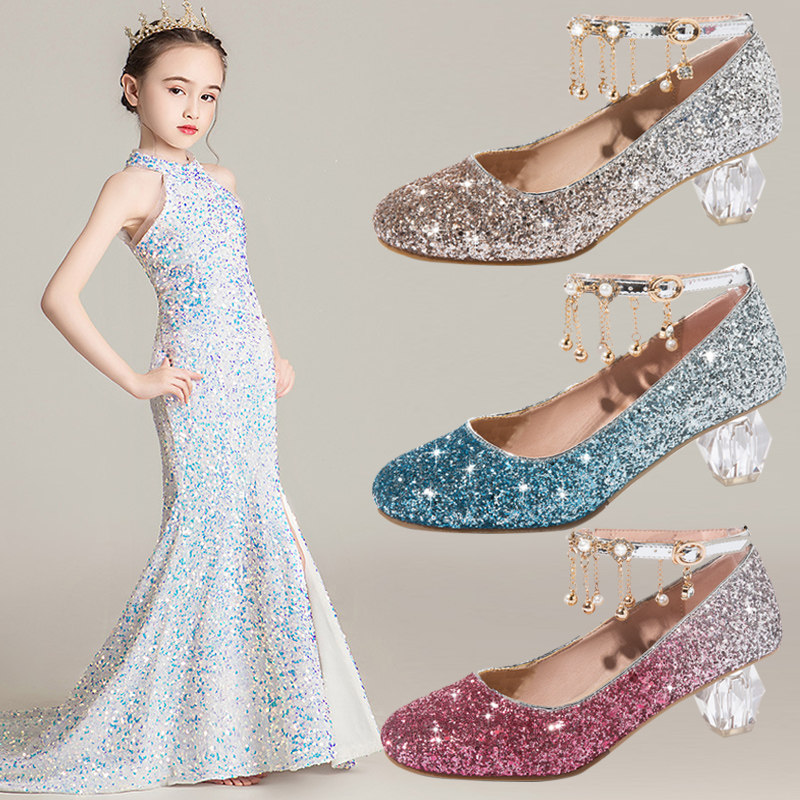 女童高跟鞋软底水晶鞋小女孩公主鞋演出儿童春夏季单鞋子中大童鞋,童鞋/婴儿鞋/亲子鞋,皮鞋,淘宝优惠券,粉丝福利购,淘宝优惠卷