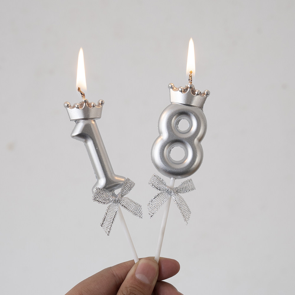 ins风创意银色皇冠数字蜡烛宝宝周岁生日派对蛋糕装饰品拍照道具,节庆用品/礼品,蜡烛,淘宝优惠券,粉丝福利购,淘宝优惠卷