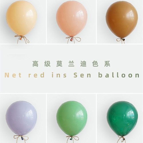 5寸10寸18寸复古色乳胶气球