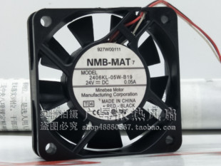 24V 2406KL 原裝 6015 05W B19 0.05A NMB 6cm厘米 變頻器散熱風(fēng)扇