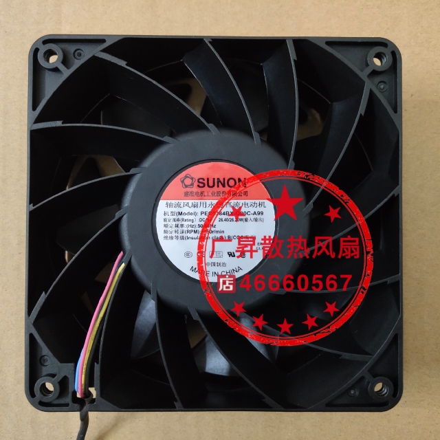 PEC0384BX-Q00C-A99 正品现货SUNON建准 12038 48V 26.40W/24.20W