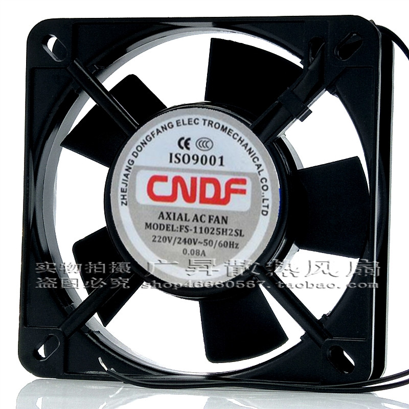 CNDF东方 FS-11025H2SL/BL 220V 0.08A 11CM 11025 轴流风机风扇