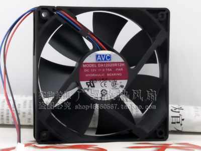 DS12025R12H AVC风扇 12025 12v 0.75a 12cm双滚珠变频器散热风扇