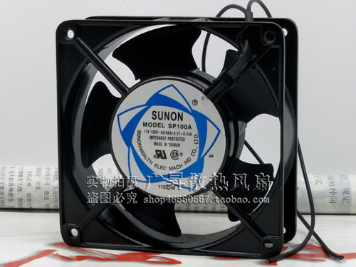 建准SUNON SP100A 110V/115V 0.27A 12038 12CM 机箱交流散热风扇