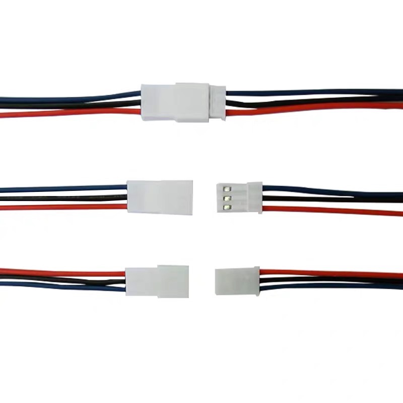 22AWG JST/SYP对插线 2P插拔式公母插头带线 连线接头 直流电源线