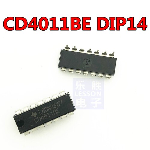 全新 CD4011 CD4011BE DIP14 直插 四路2输入与非门 逻辑芯片