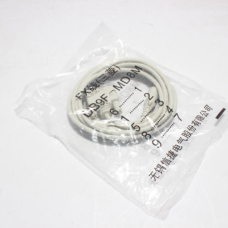 信捷文本显示器/触摸屏与三菱PLC通讯线MD204-FX/MD306L/信捷FX线