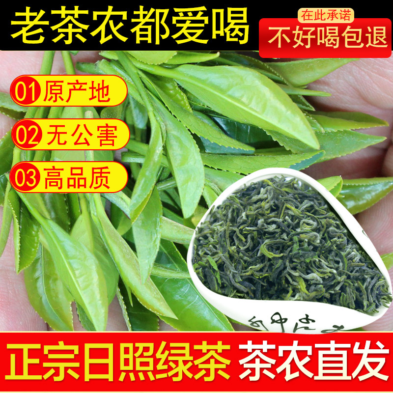 山东日照绿茶2025新茶特级高山春茶散装500g手工茶叶浓香型礼盒装