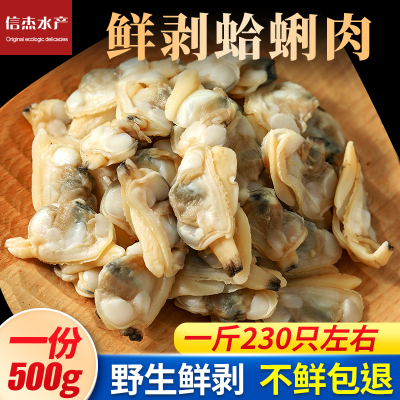 鲜活食用野生贝类花甲肉