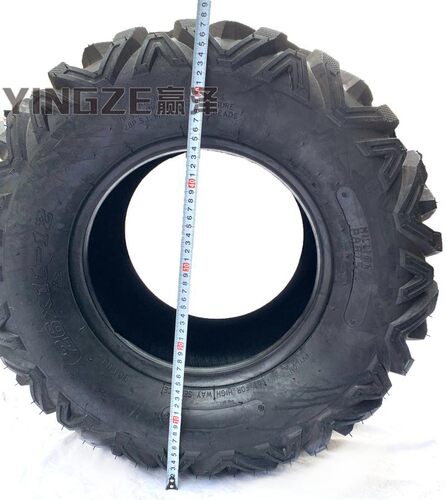 四轮越野沙滩摩托h车DIY卡丁车26X9-12 26x11-12寸A字花纹真空轮