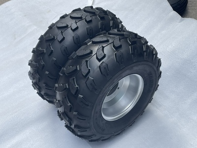 四轮卡丁车沙滩车摩托18x9.50-8 19x7.00-8寸越野轮胎轮毂万达RUN