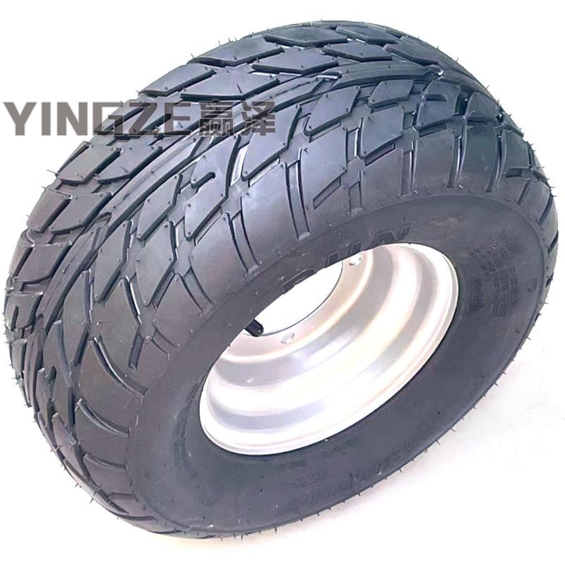 改装四轮沙滩车卡丁车16x8.00-7寸公路胎真空轮胎轮毂RUN万达轮胎