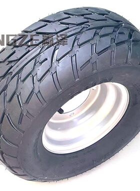 改装四轮沙滩车卡丁车16x8.00-7寸公路胎真空轮胎轮毂轮胎
