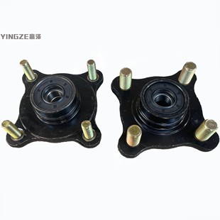 自制四轮电动沙滩车卡丁车摩托车配件四孔法兰盘 轮毂座内径17MM