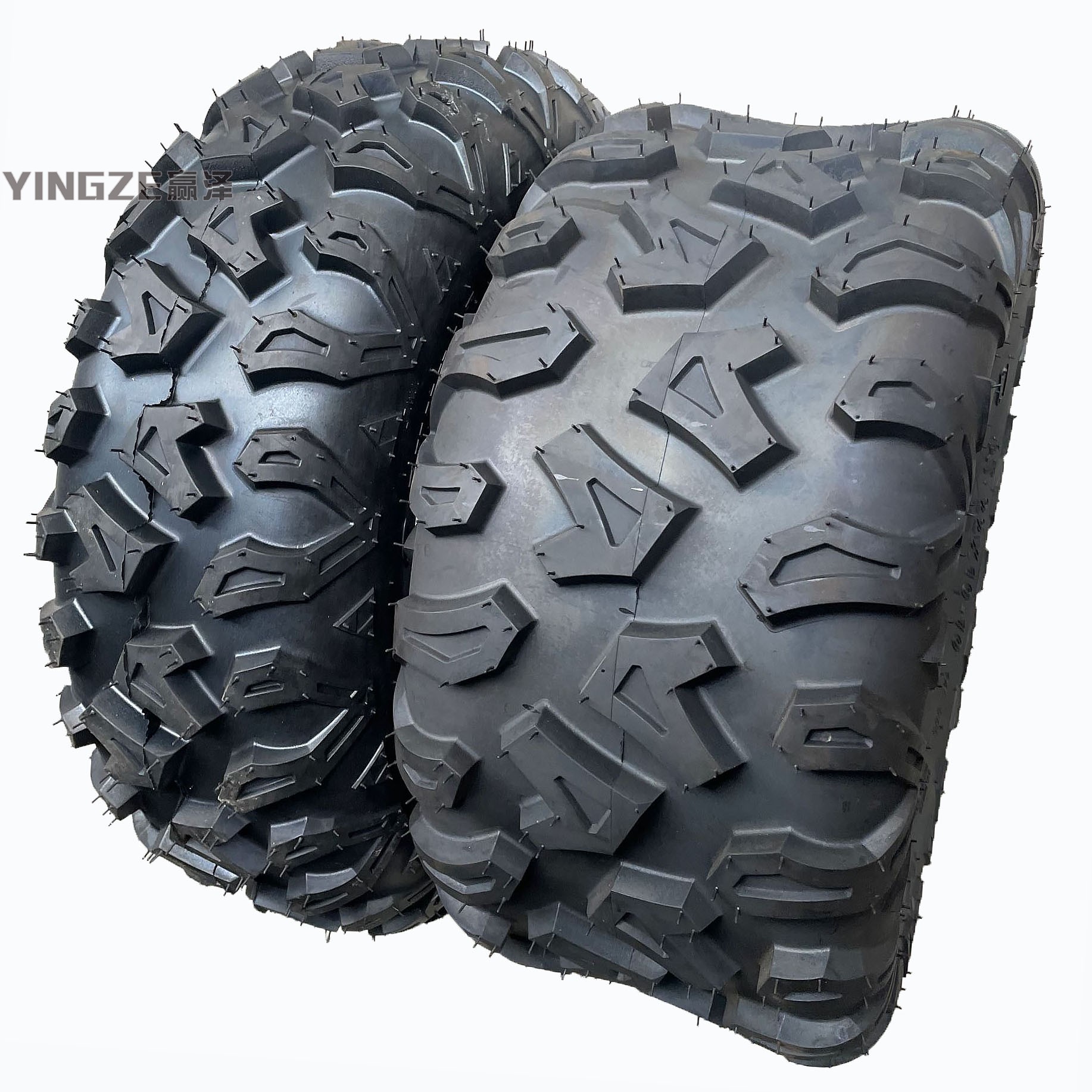 ATV四轮沙滩车卡丁车配件23X7-10 22X10-10寸真空越野轮胎轮毂
