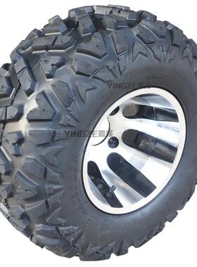 卡丁车配件自制四轮沙滩车23X7-10 22X10-10寸A字花轮胎铝轮毂