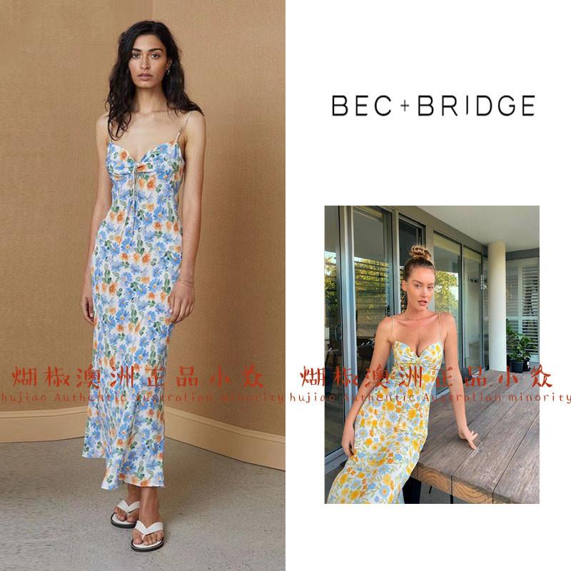 煳椒现货 澳洲正品  bec bridge 22SS 碎花真丝吊带长短款连衣裙