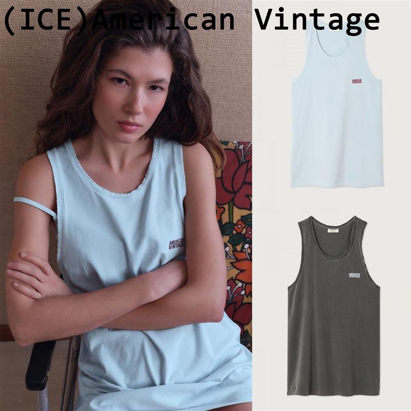 Ice买手店现货正品American vintage上衣新款百搭无袖休闲背心女