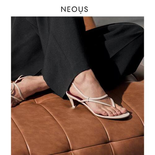 NEOUS 25春夏新款法式时尚百搭细跟凉鞋