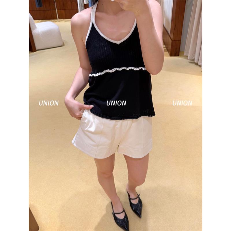 UNION 官方授权 CRUSH Collection 26春夏 花瓣边拼色背心+开衫