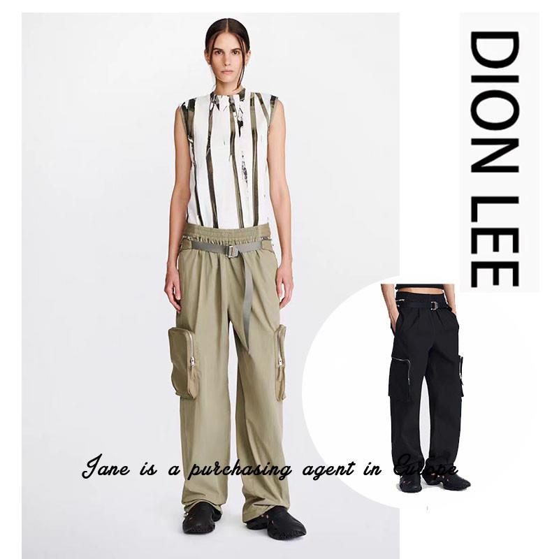 国现 澳洲直邮 dion lee 明星同款拉炼束腰口袋抽绳工装裤长裤