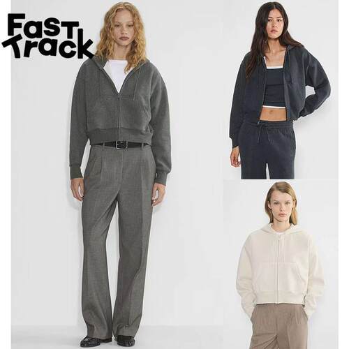 Aritzia Wilfred 新款简约休闲宽松连帽运动衫外套
