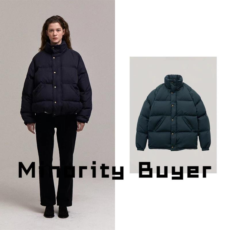 现货速发 韩国 The Barnnet 22FW 立领鹅毛蓬松羽绒服面包服外套