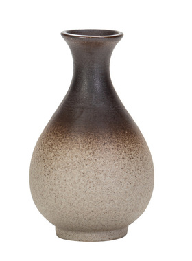 迷你陶瓷花瓶日式陶瓷花器茶桌花瓶粗陶禅意中式铜钱草家居摆件