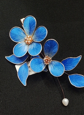 非遗绒花中国风手作发夹