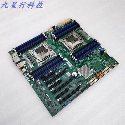 全新X10DAI LGA2011-3 C612 双路E5-2600V3V4 图形工作站主板