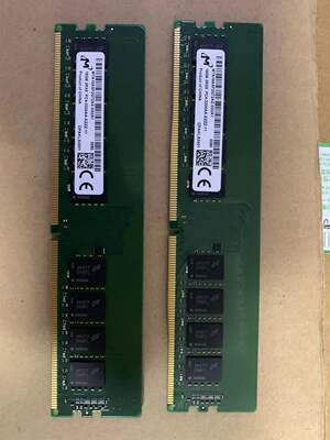 议价镁光/SK 16G DDR4 2RX8 纯ECC 工作站服务器内存PC4-3200AA-E