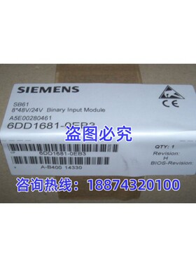 6DD16810EB3西门子TDC SB61二进制输入模块6DD1681-0EB3