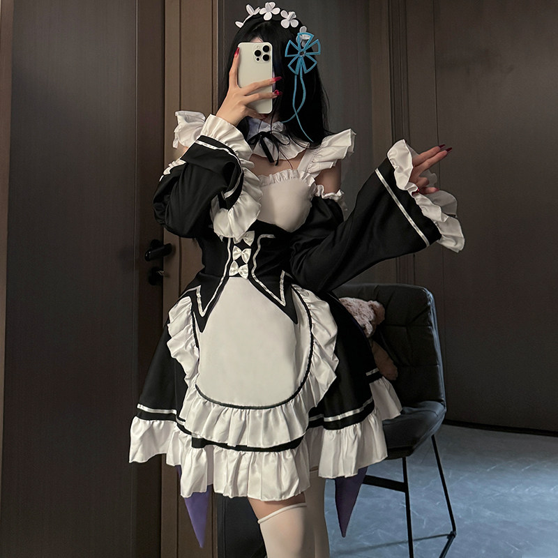现货包邮 从零开始的异世界生活cos雷姆拉姆cosplay女装女仆服
